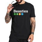 Beastie Boys Est. 1981 футболка в стиле хип-хоп и рэп Rock Band Футболка 100% хлопок короткий рукав Футболка Мужской топы, летние футболки для девочек, Homme