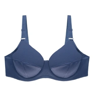 Dark Blue Большой Размеры сексуальный спортивный бюстгальтер для девочек переходного возраста от Для женщин подростков; однотонное нижнее белье Сверхтонкий чехол для телефона из мягкого, одежда для сна, 36C 36D 38C 38D 38E 40C 40D 40E 42C 42D 42E 44D 46E 48E - Цвет: Dark Blue