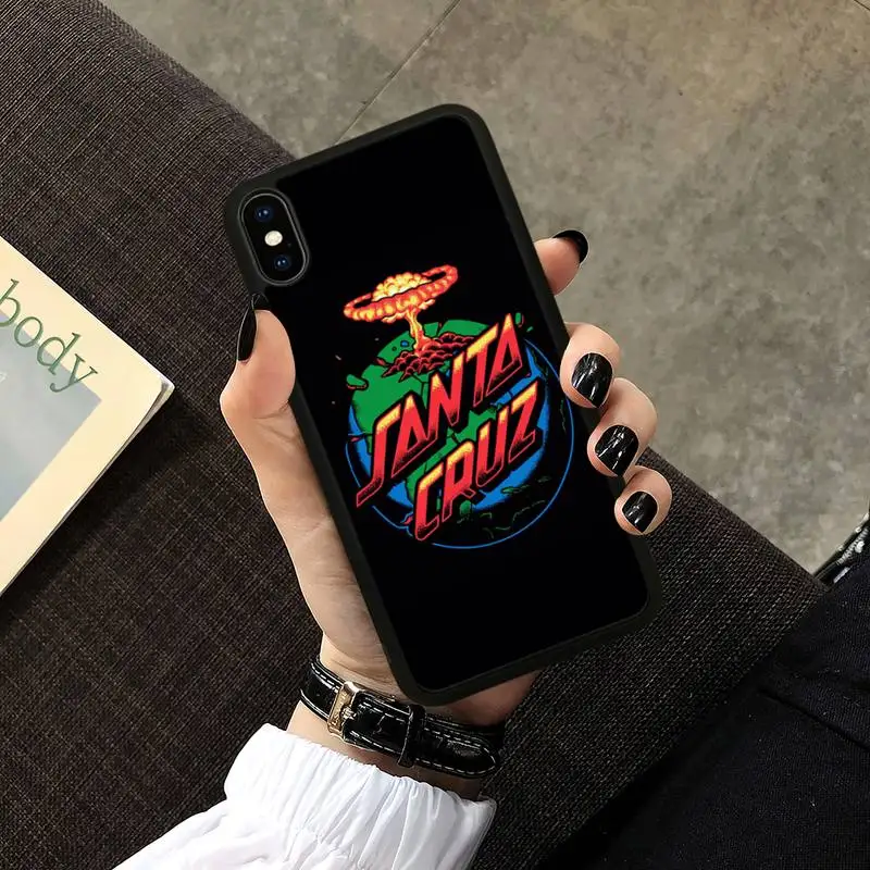 

Santa Cruz Soft TPU Hard PC Phone Cover Case For IPhone 11 12 Pro Max Xs X Xr 7 8 6s 6 Plus Se 2020
