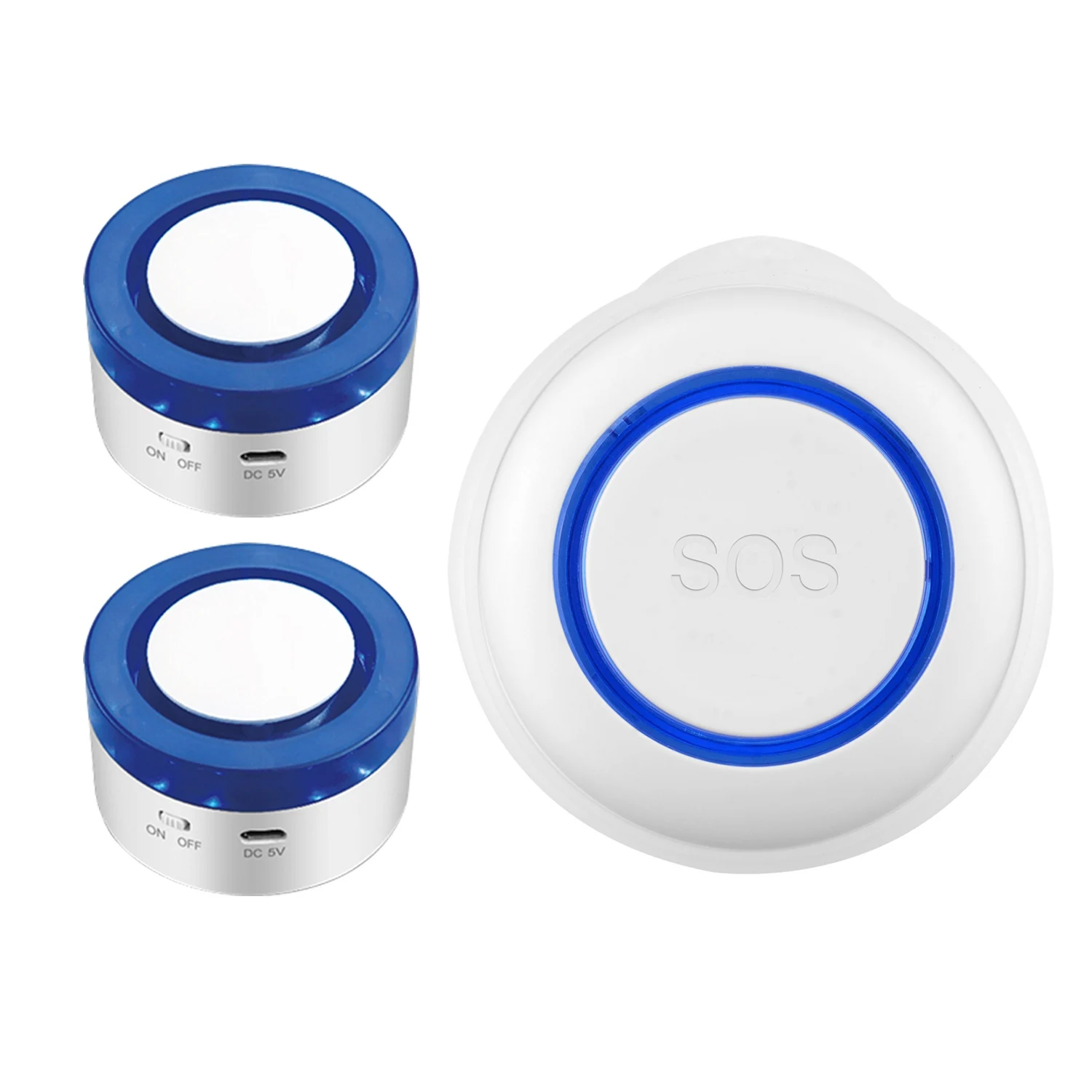 

WiFi SOS Emergency Button Wifi Smart Alarm Set Home Alarm Sensor, Suitable for the Safety of the Elderly and Children