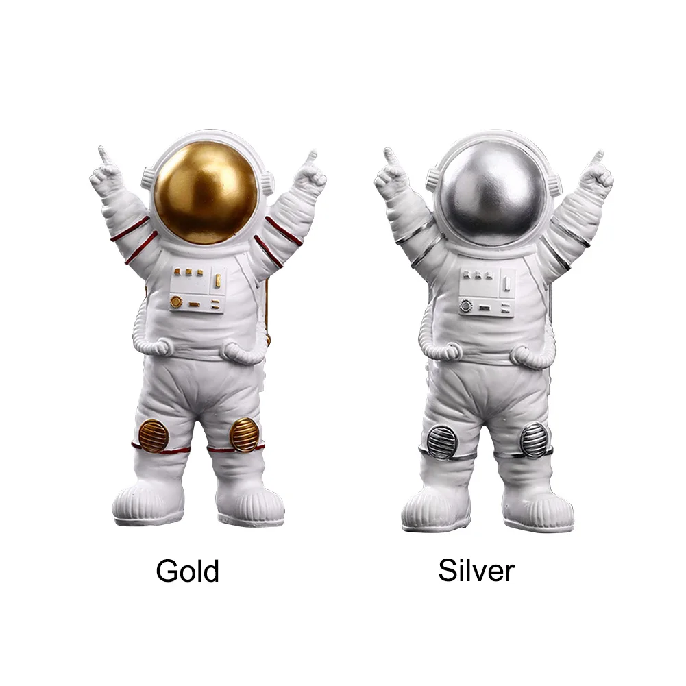 

Ornament Office Spaceman Art Crafts Gift Figurine Resin Sculpture Car Desktop Astronaut Statues Accessories Stand Home Decor Boy