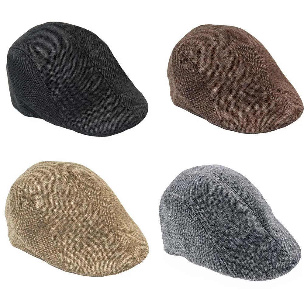 Мужская и женская однотонная зимняя шапка унисекс однотонный берет с защитой