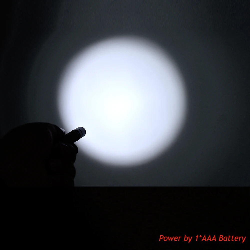 Портативный светодиодный мини фонарик Q5 1 переключатель режима телескопический