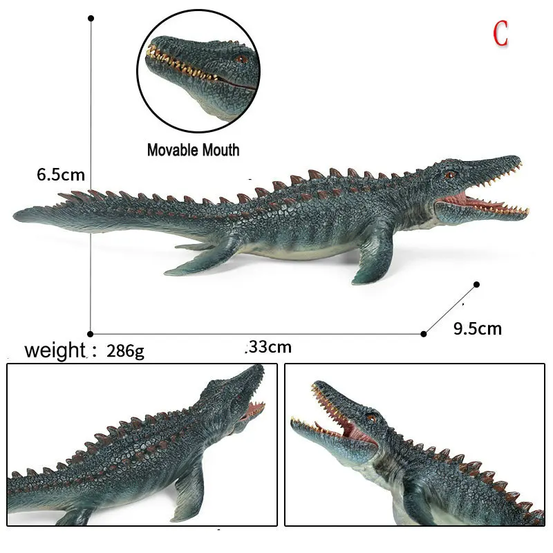 Фигурки Юрского периода 37 см с подвижным ртом большие экшн-фигурки мосазавра из