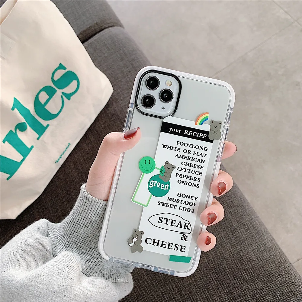 Популярный чехол для телефона с медведем iPhone 11 Pro XR X Xs Max 8 7 силиконовые чехлы