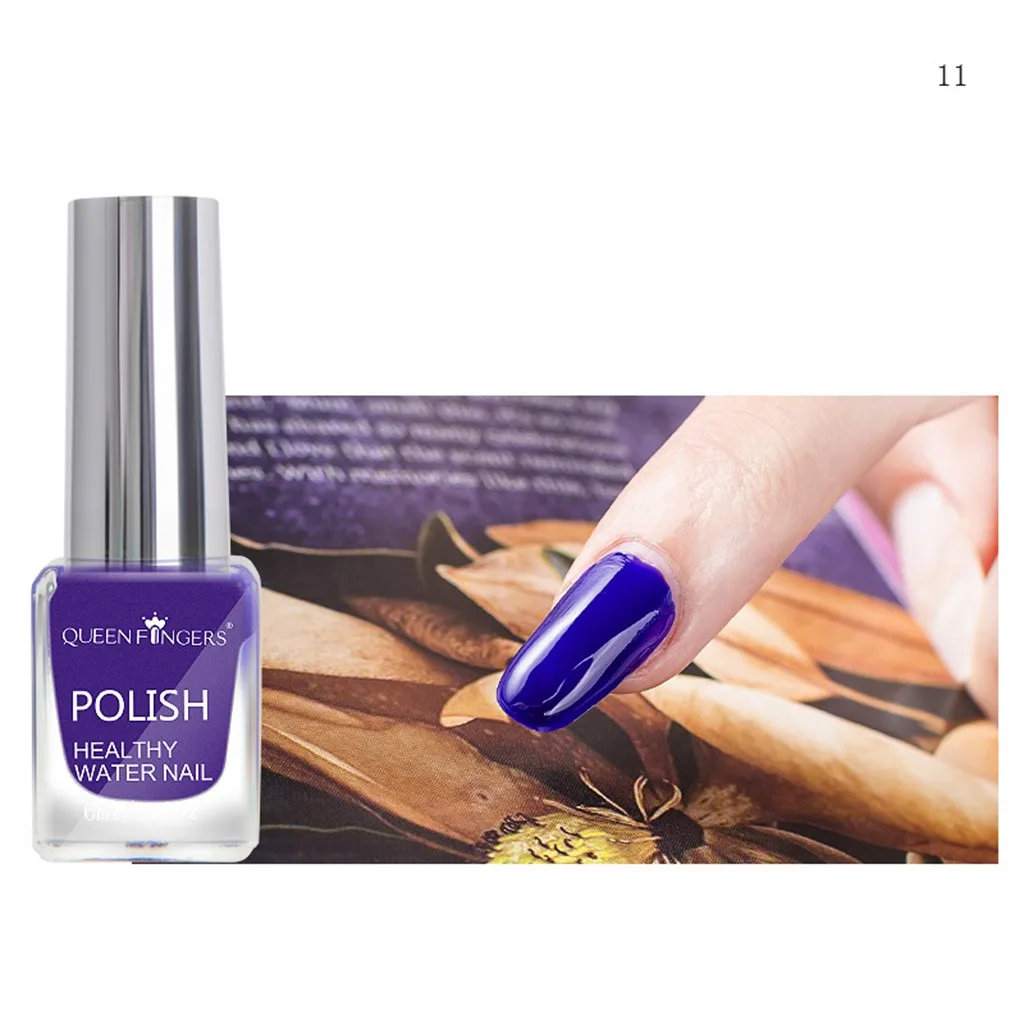 11 25 цветов Отшелушивающий лак для ногтей Vernis Ongle Lakiery Hybrydowe на водной основе чистый телесный серебряный цвет Лак Блеск для ногтей H7 - Цвет: 11