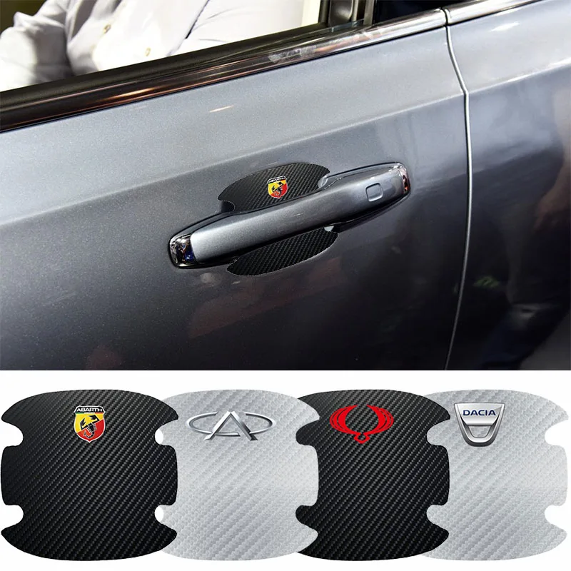 

Car Carbon Fiber Door Handle Bowl Car Exterior Sticker Decal for Suzuki GRAND SX4 SWIFT LIANA VITARA JIMNY ALTO IGNIS ESTEEM Etc