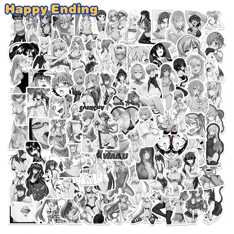 

10/30/50 шт. аниме Hentai сексуальные стикеры Pinup Bunny Girl Waifu наклейки для багажа ноутбука холодильника гитары скейтборда рюкзака скейта