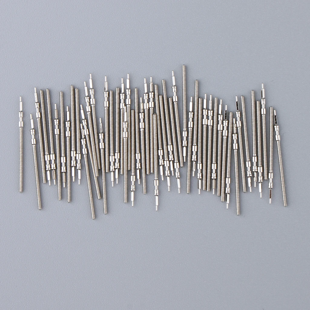 

100 Pieces Alloy Watch Replacement Winding Stems for Caliber 2035 Parts Repair