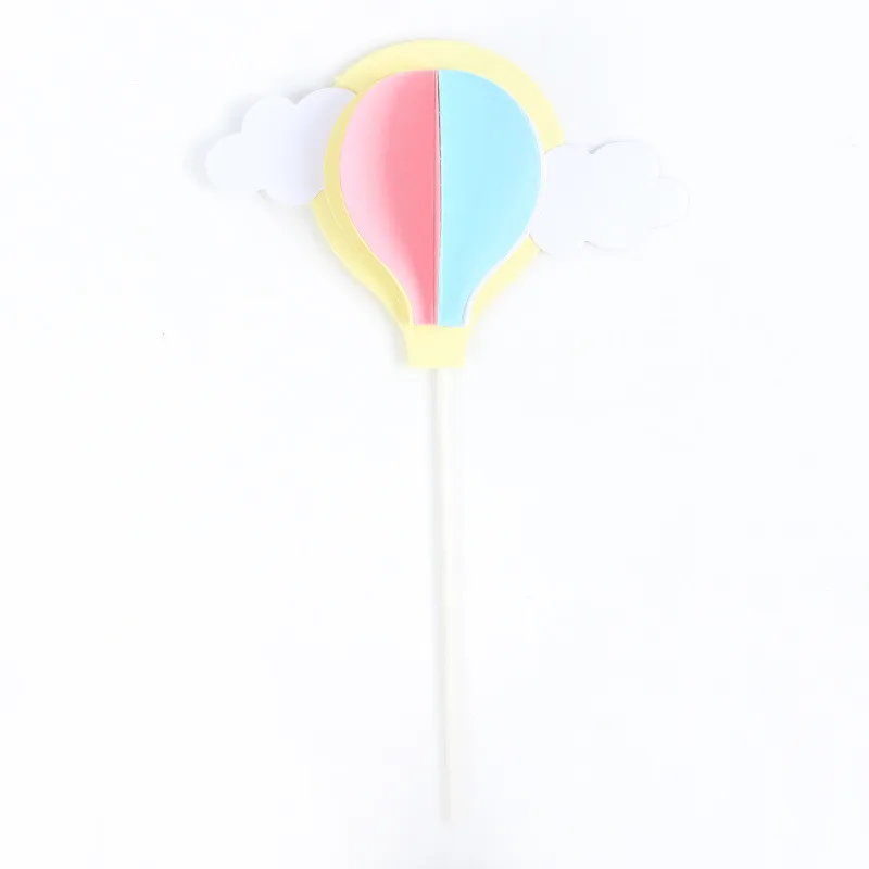 Yellow 1pcs Cakelove Радуга Единорог торт Топпер облако флажки для торта на день рождения Дети сувениры декорирование тортов капкейк Топпер для свадьбы десерт - Цвет: Yellow 1pcs