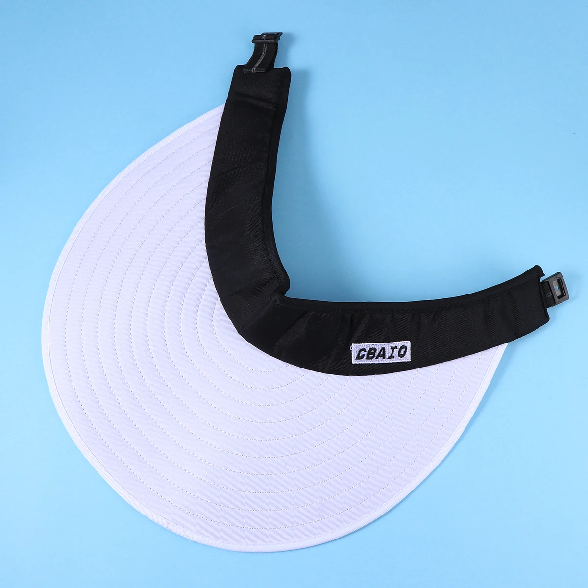 

Sports Tennis Cap Summer Outdoor Cap Folding Hat All-Matching Cap For Men White Hat And Black