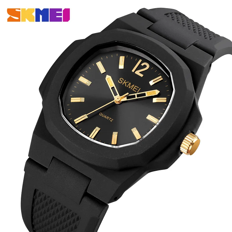 

SKMEI Textured Quartz Watch For Boys Girls Fashion Waterproof Mens Women Wristwatches Personality Cool Watches montre homme 1717