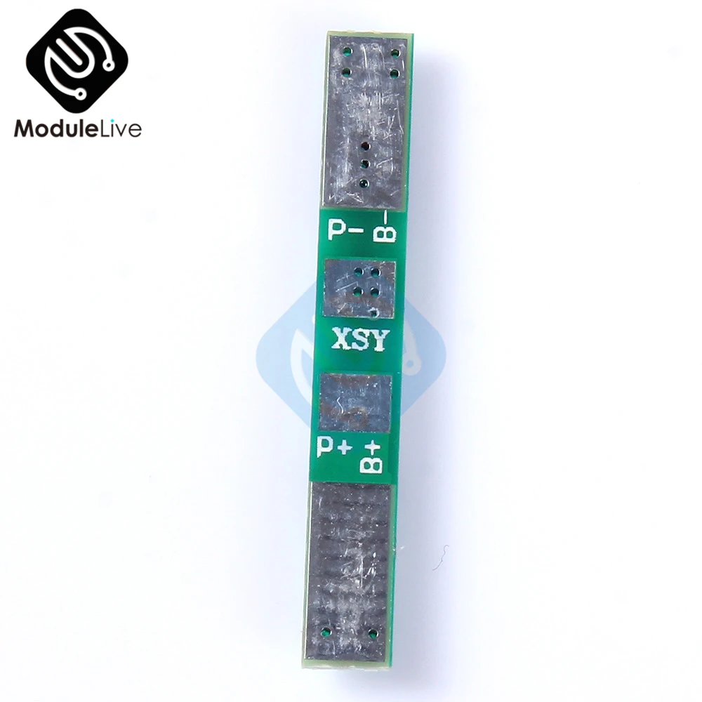 Защитная полимерная плата для литиевых батарей 1S 3 7 В 2 5a BMS PCM PCB модуль защиты от
