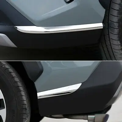 

Steel Front + Rear Bumper Corner Protection Cover 4pcs For Toyota RAV4 2019-2020