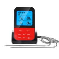 cooking food meat thermometer dual probe grill grill thermometer with timer alarm