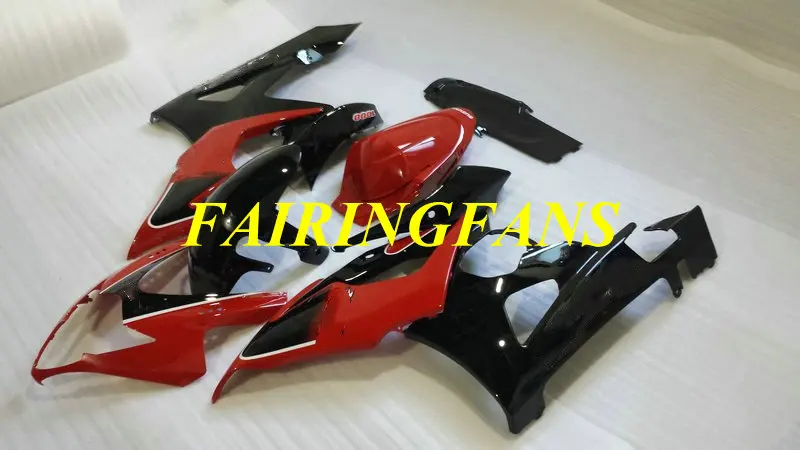 Литьевая форма для мотоцикла обтекатель GSXR1000 K5 05 06 GSXR 1000 2005 2006 Красный Черный