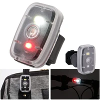 1pc bicycle taillights outdoor sports night running led light safety belt arm warning cycling bike rear lamp usb charging supply