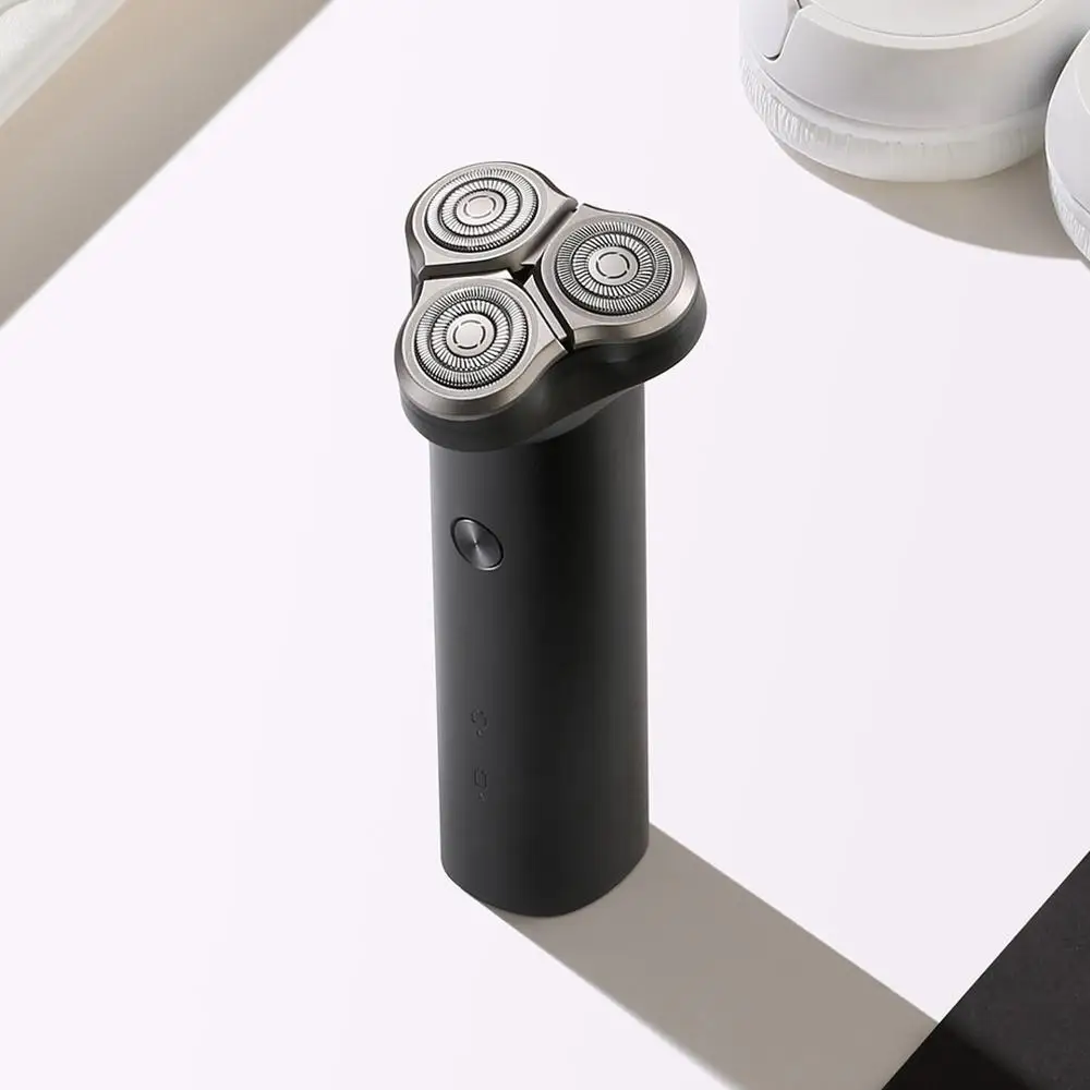 2021 XIAOMI MIJIA электрическая бритва S300 портативная Гибкая 3 головки бритья IPX7