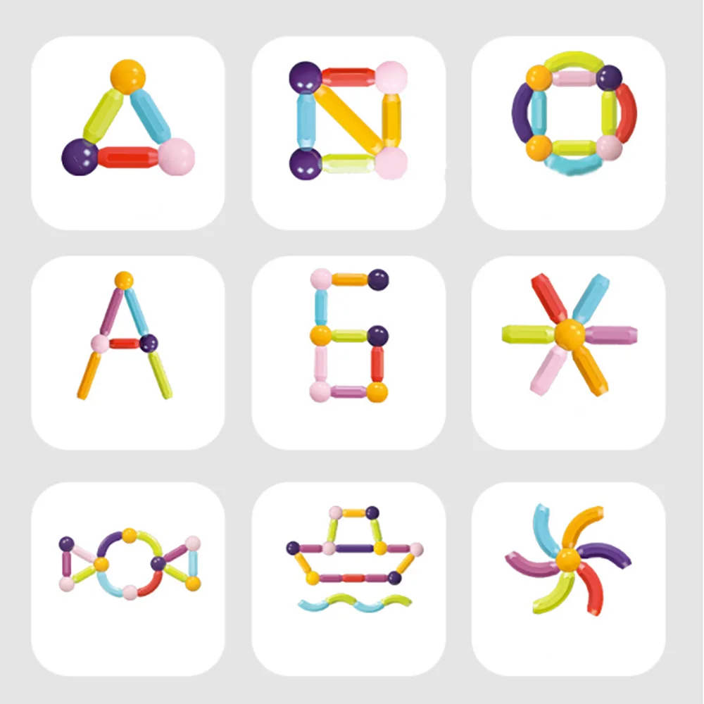 Конструктор детский магнитный палочка для раннего развития магниты детей