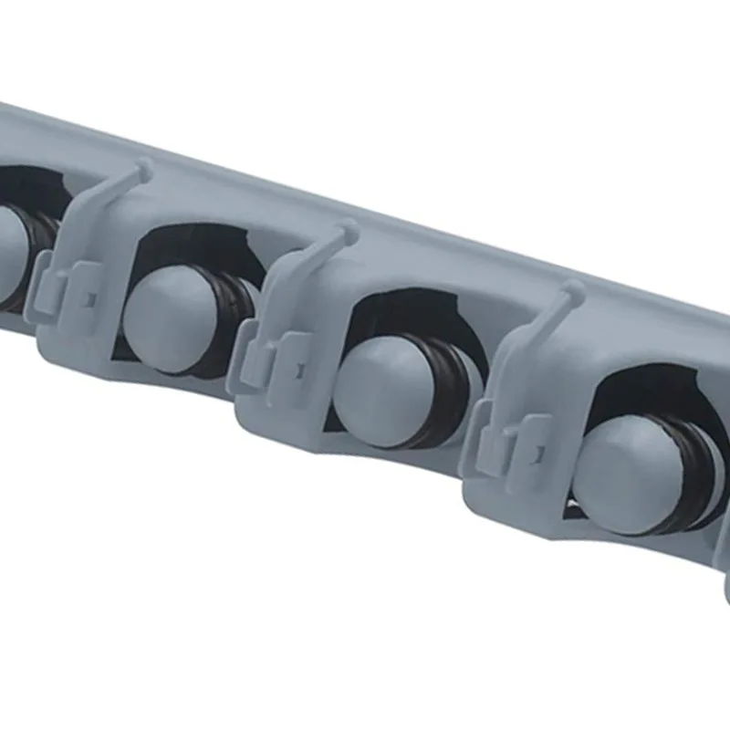 

2 Pack Broom and Mop Holder Wall Mounted, 5 Position 6 Hooks Mop Storage for Home, Kitchen, Garden, Tools