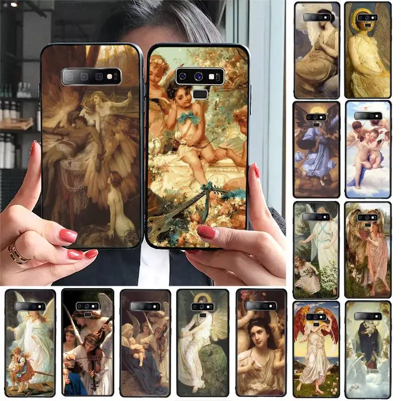

YNDFCNB Song of the angels Painting Phone Case For Samsung Galaxy S20 S10 Plus S10E S5 S6 S7edge S8 S9 S9Plus S10lite 2020