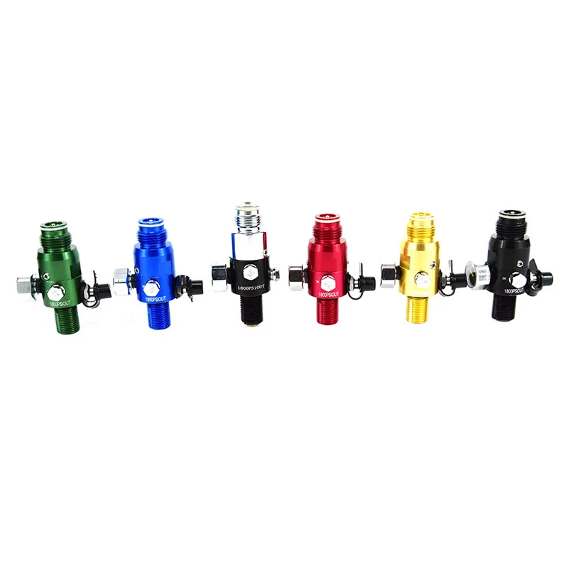 PCP Airforce HPA регулятор 4500PSI 1800PSI выход 5/8-18UNF зеленый красный синий | Спорт и