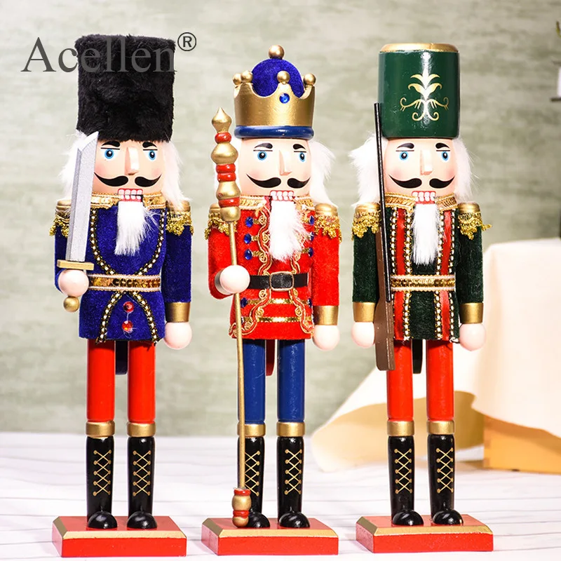 Деревянный Щелкунчик для домашнего декора миниатюрные фигурки в виде солдата