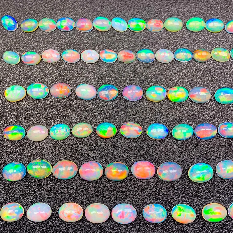 

Natural worry-free white opal 5 * 7 6 * 8 7 * 9 bracelets, rings, pendants, etc. Support customization, support review