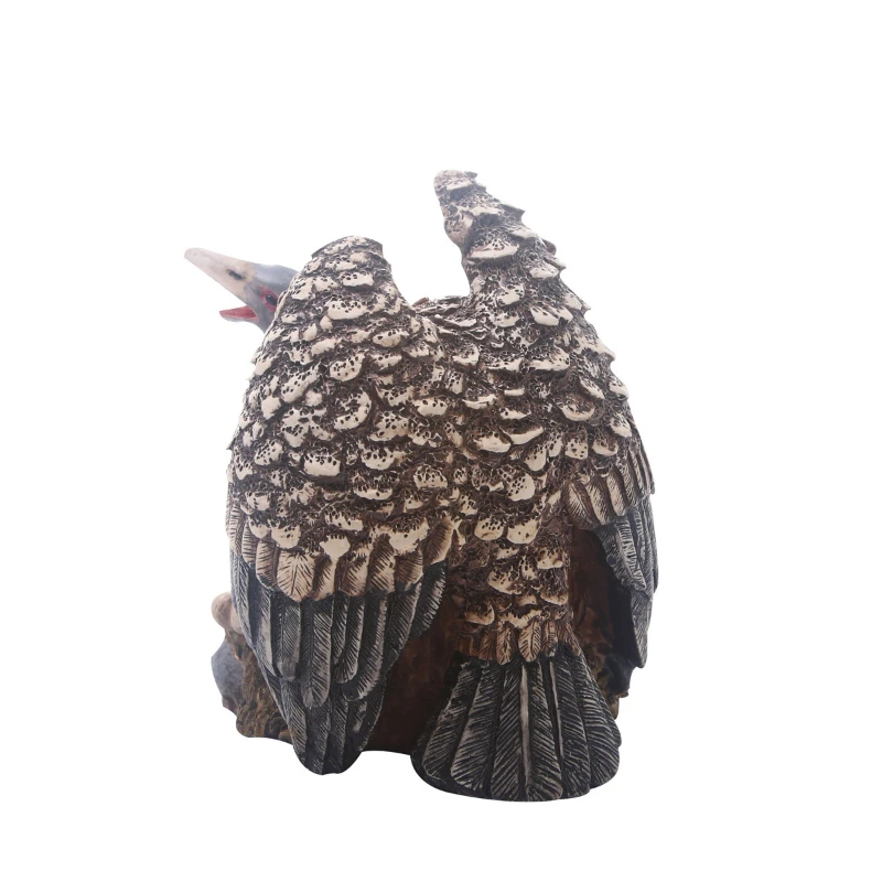 Статуя черепа человека для домашнего декора статуэтки из смолы украшение на