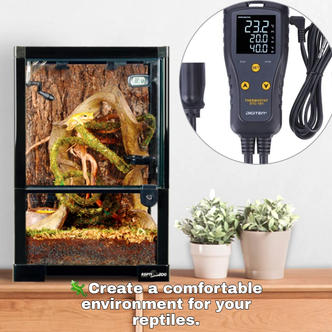 DTC101 цифровой термостат сетевую розетку в Температура контроллер 110V 10A