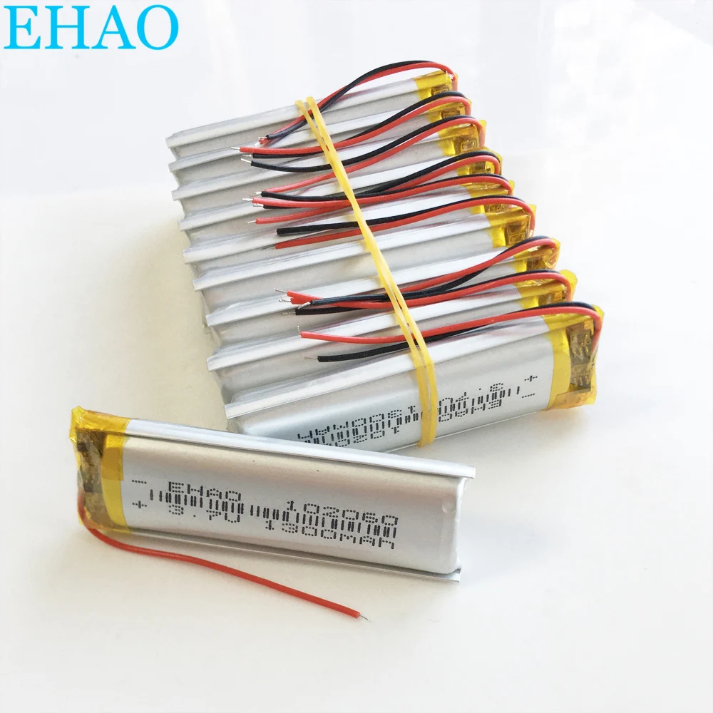 Партия 10 шт. 3 7 V 1300mAh литиевый полимер литий полимерный Перезаряжаемые батарея
