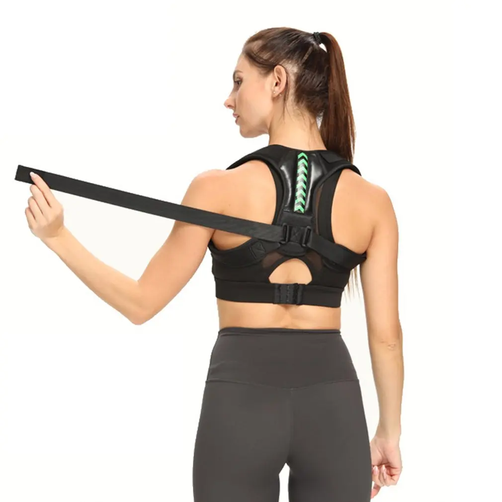 

Fish Bone Adjustable Back Shoulder Posture Corrector Belt Home Office Sport Upper Back Neck Brace Clavicle Spine Support