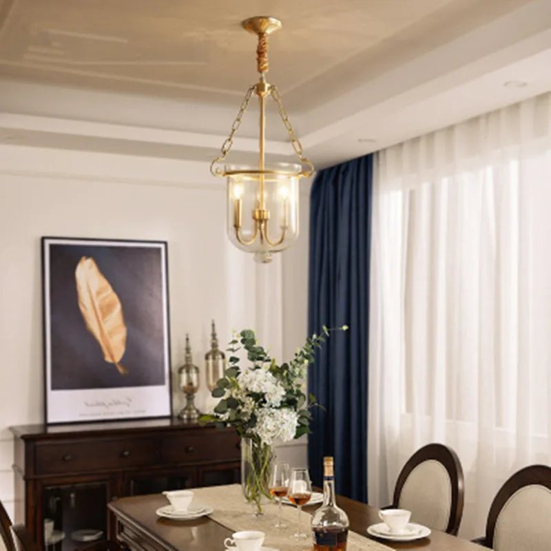 Американские медные люстры с полным покрытием роскошные современные для