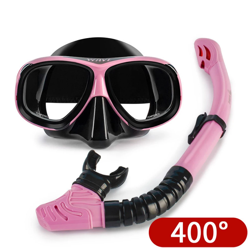 

Маска для дайвинга для взрослых, незапотевающие очки для подводного плавания, дыхательные трубки, профессиональное оборудование для дайви...