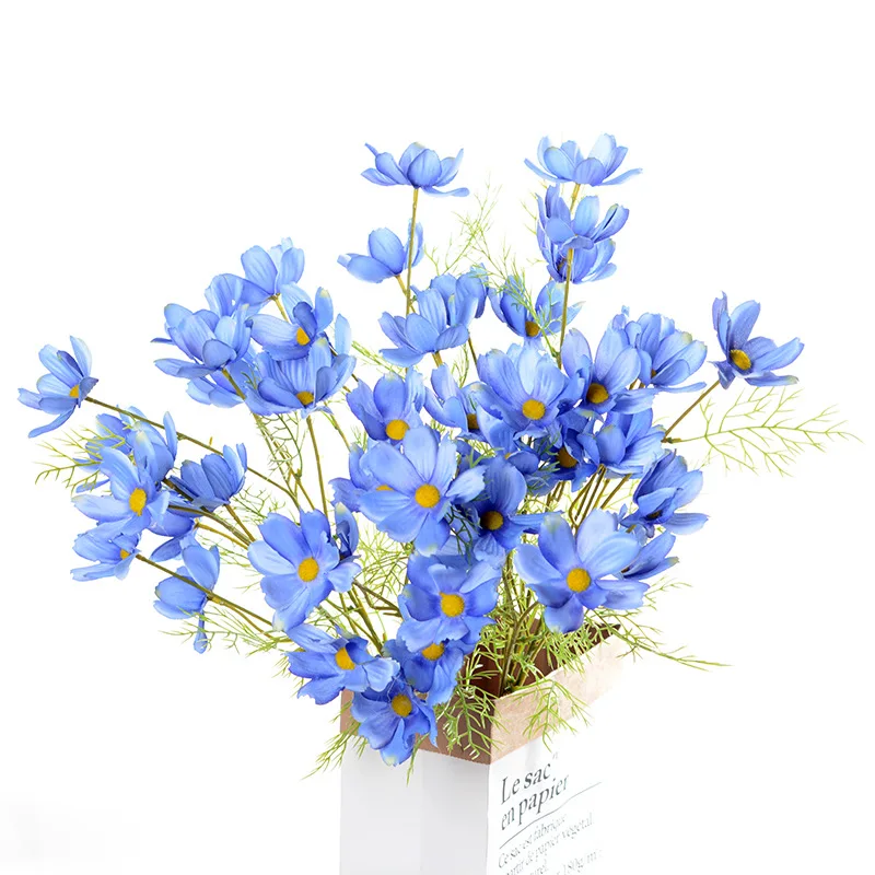 Искусственные цветы 6 головок космос искусственные пионы украшение для дома