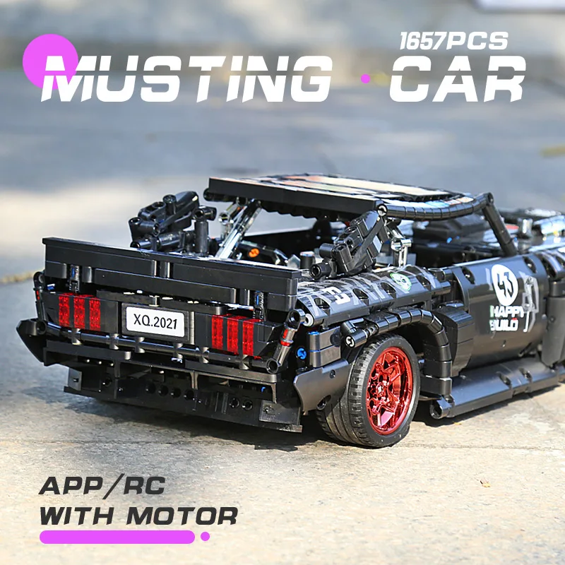 Ешина 2021 приложение двигателя автомобиля совместимый с Iphone MOC-22970 Форды Mustang Hoonicorn