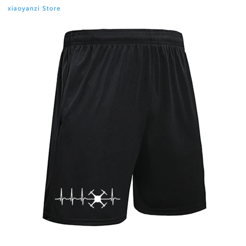 

evolution ekg heartbeat drone beach pants summer new style famale sweatpants pilot plus size women's sports shorts top-29-947