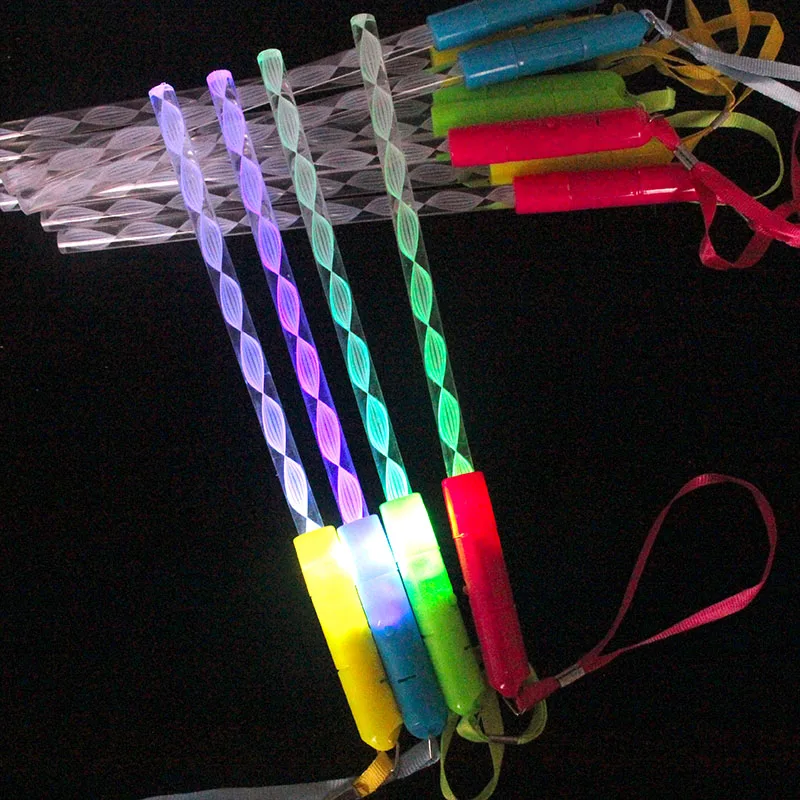 Светодиодный Волшебная палочка Цвет изменение вспышки фонарь вечерние концерта