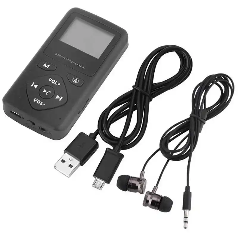 Портативный карманный цифровой мини-радио DAB/DAB + FM Bluetooth-совместимый mp3-плеер с