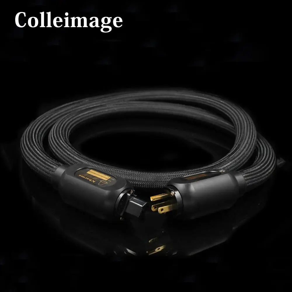 Отличный сетевой шнур питания Colleimage Hifi харма для США высокопроизводительный