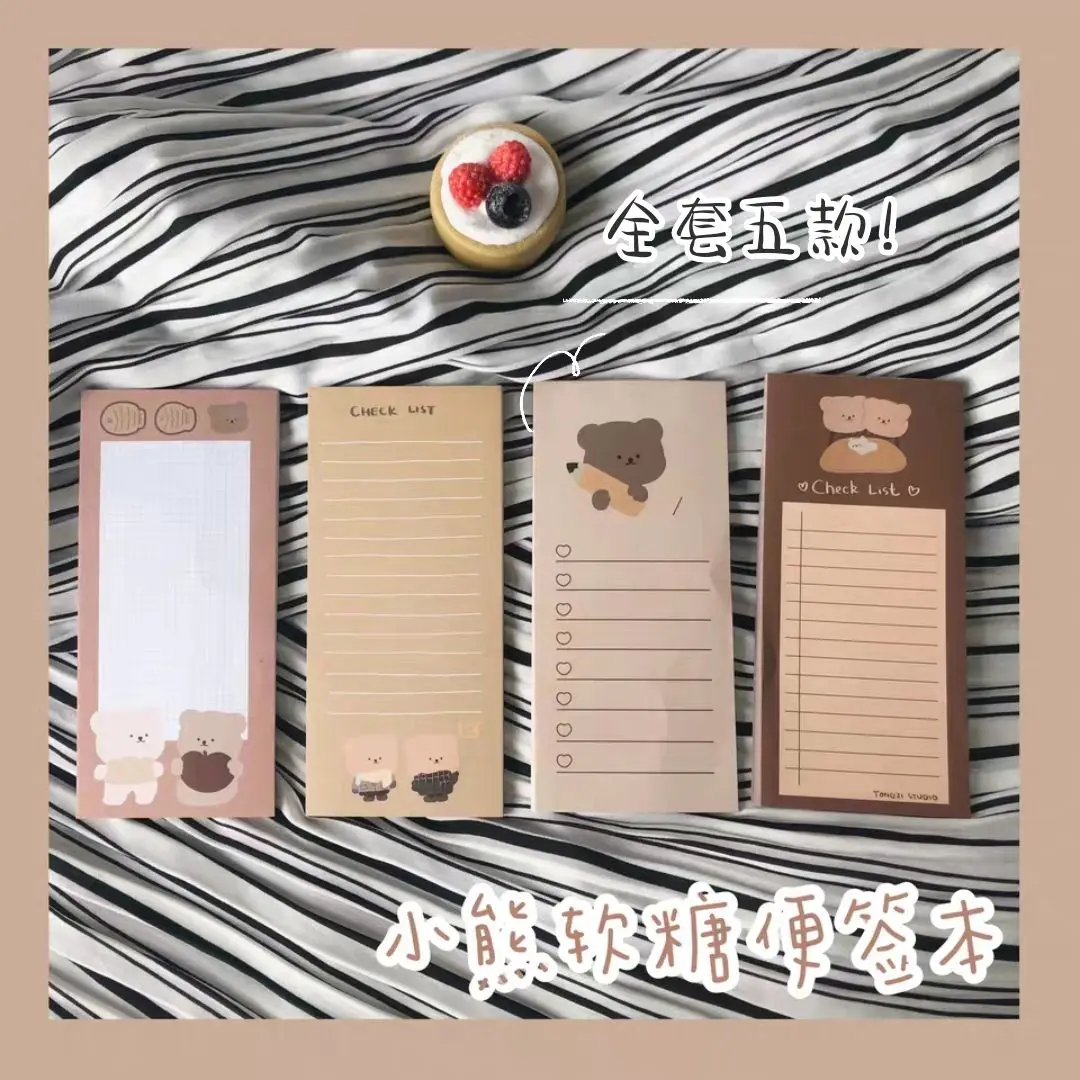 

50 sheets/pack of bear sticky notes index notepad