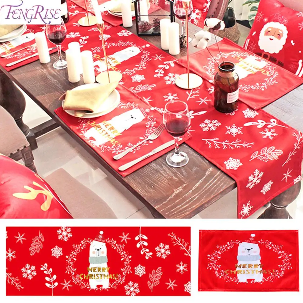 Рождественская настольная дорожка Рождественское украшение для дома 2020 Navidad Noel