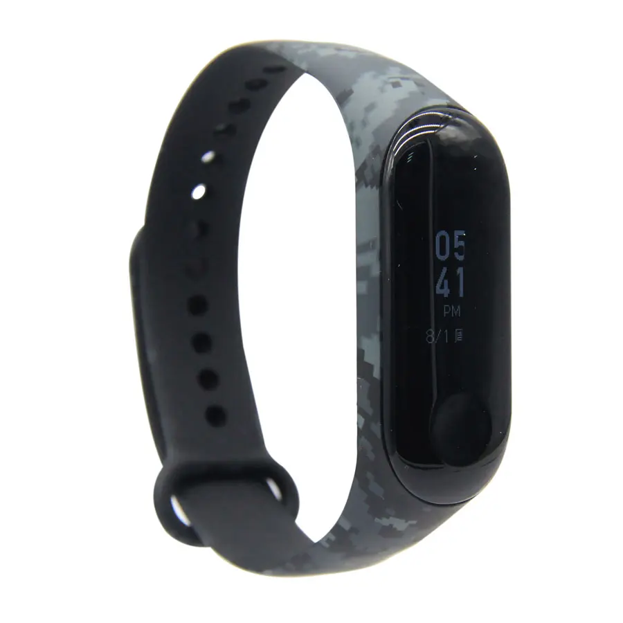 Напечатанный mi band 4 3 Аксессуары pulseira mi band 4 ремешок сменный силиконовый ремешок для xiaomi mi 4 3 умный Браслет