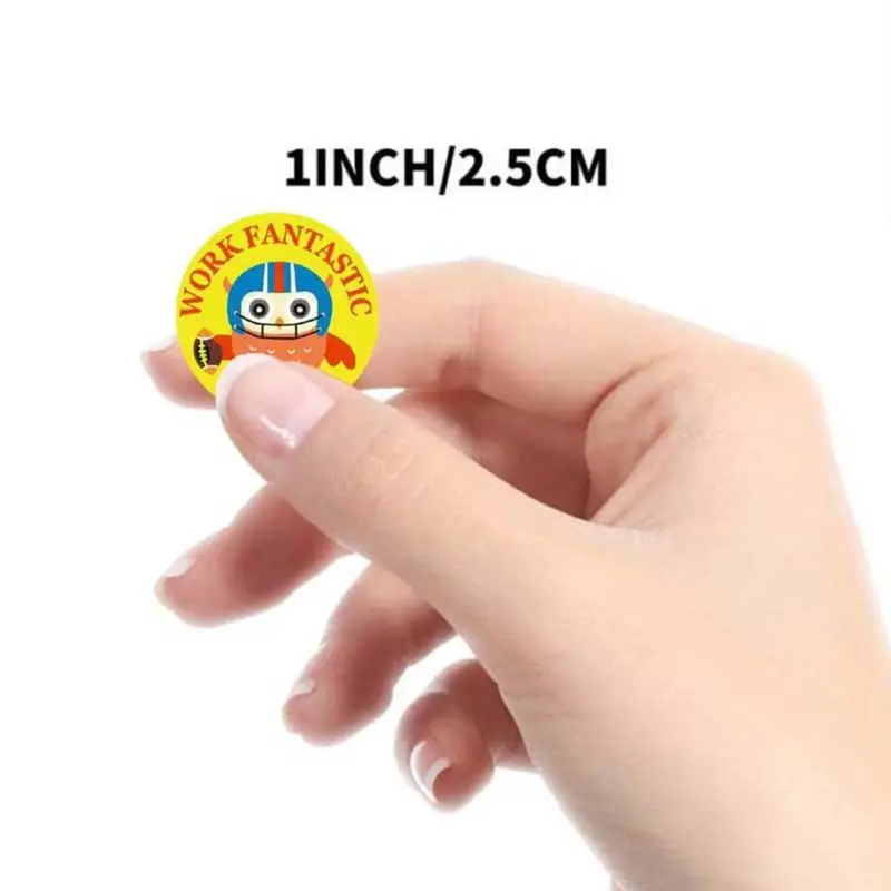 

Cute Owl Print Teaching Incentives Label Stickers Craft Per Roll Stationery Adhesive Sealing Paper Stickers Label Home