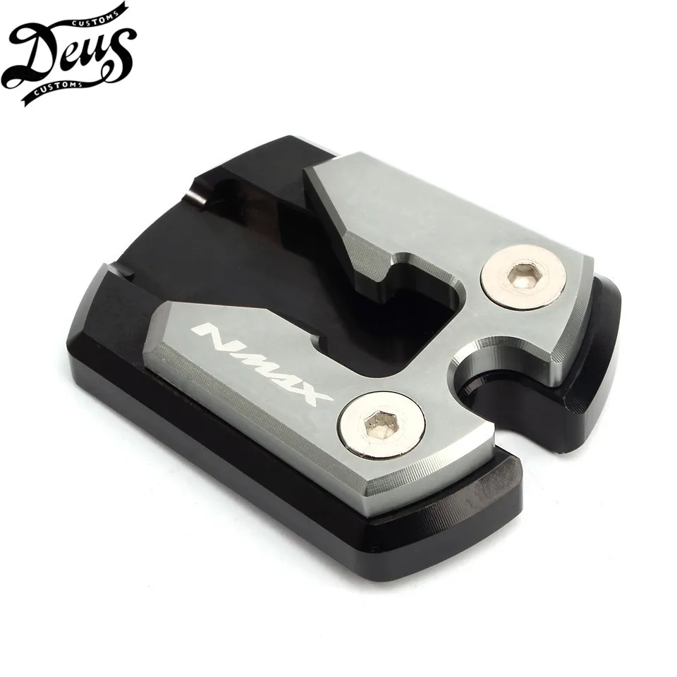

For Yamaha NMAX155 N-MAX155 NMAX 155 2015-2019 2016 2017 2018 With"NMAX"logo Side Stand Enlarge Plate Kickstand Extension Pad