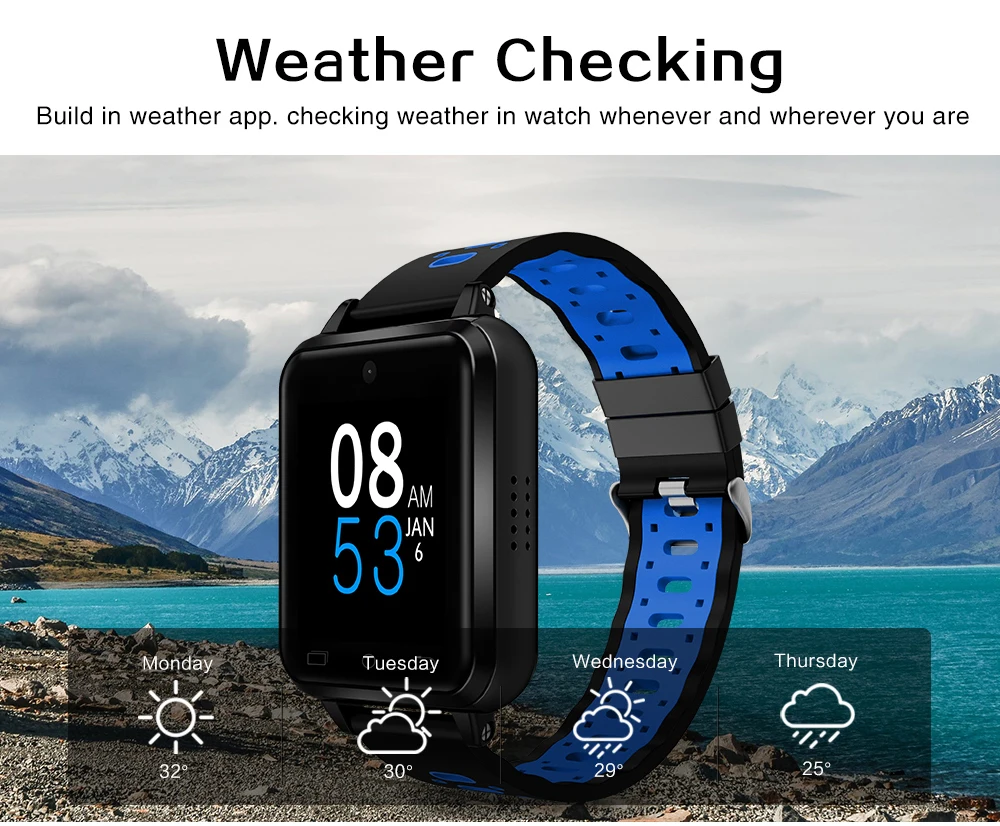 4G Детские умные часы Finow Q2 Smartwatch MTK6737 Android 6,0 IP67 водонепроницаемые sim-карты носимые устройства 2МП камера для Видеозвонок