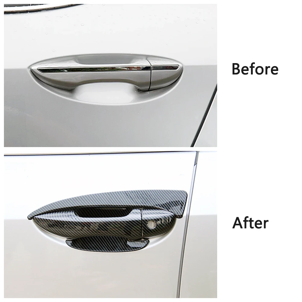 Карбоновое волокно с принтом для Toyota Corolla 2013-2017 E160 E170 наружная боковая дверная