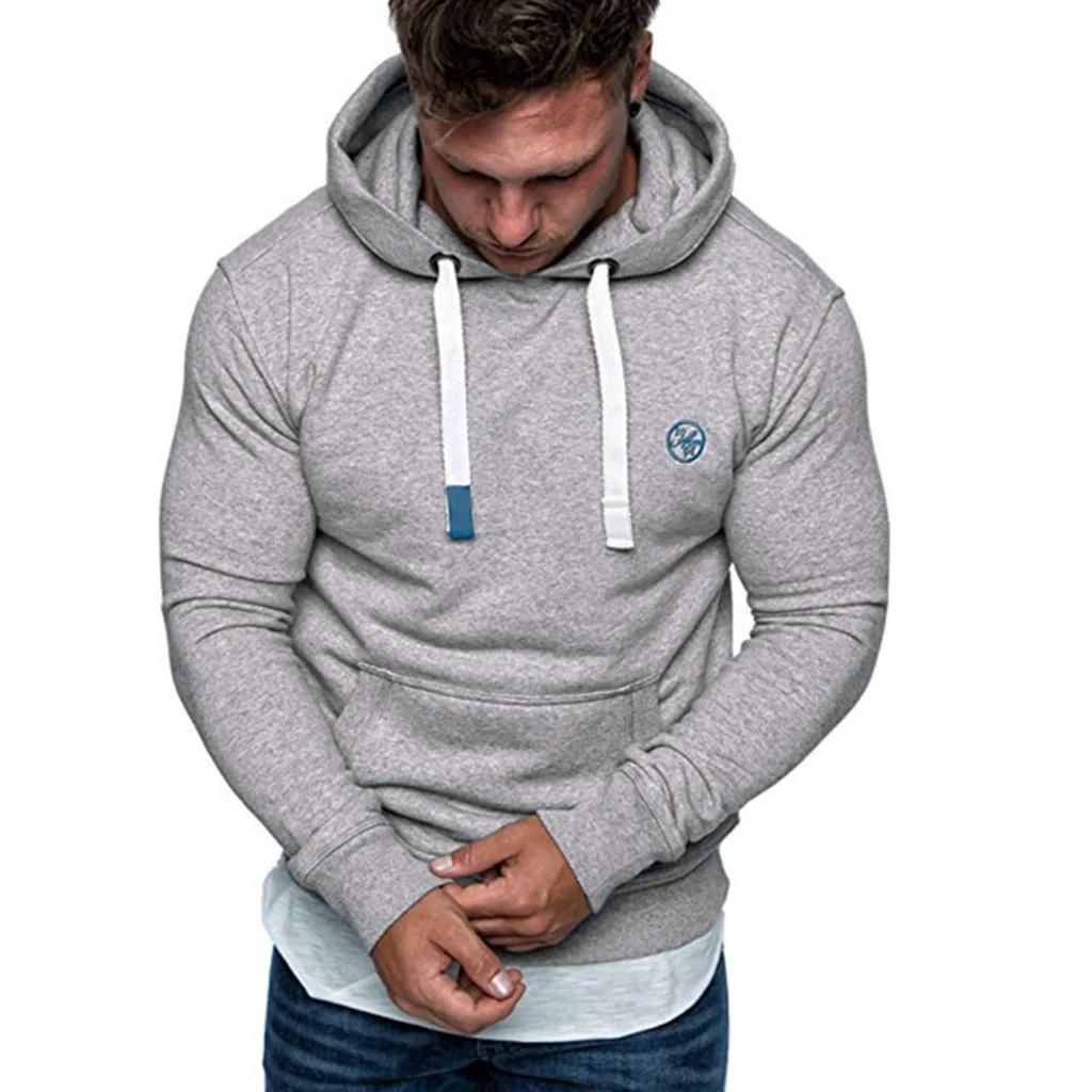 Sweatshirt Men NEW Hoodies Brand Male Long Sleeve Solid Hoodie Black Bed Big Size Poleron Hombre Sudaderas M840# | Мужская одежда