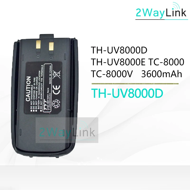 TYT TH-UV8000D UV8000E UV8000D TH UV8000D 7,2 V литий-ионный аккумулятор 3600mAh для TYT TC-8000V TC-8000TH-UV8000E LB-75L аккумулятор - Цвет: 1PC