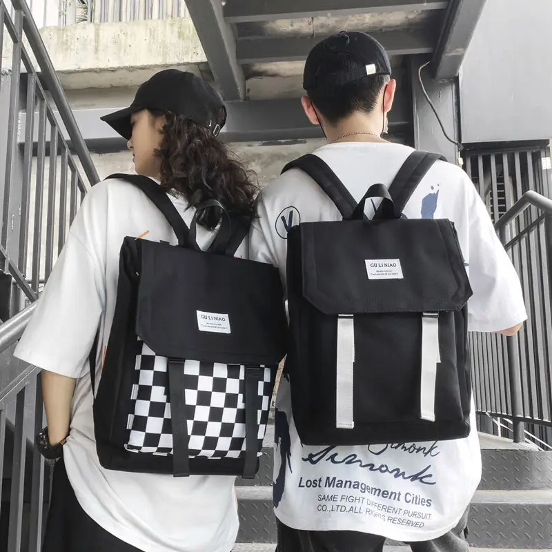 

Вместительный рюкзак из ткани «Оксфорд» для ноутбука 15,6 дюйма, студенческий школьный ранец с откидной крышкой для колледжа, Мужская Дорожн...